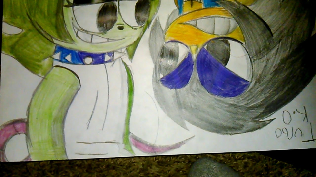 1280x720 My Let's Be Heroes Drawing T.k.o And Turbo Fink - Tko Painting