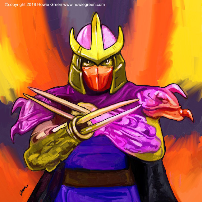 650x650 Tmnt Shredder Pop Art Painting Teenage Mutant Ninja - Tmnt Painting