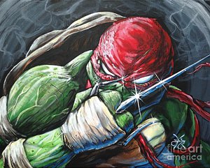 300x241 Teenage Mutant Ninja Turtles Paintings Fine Art America - Tmnt Painting