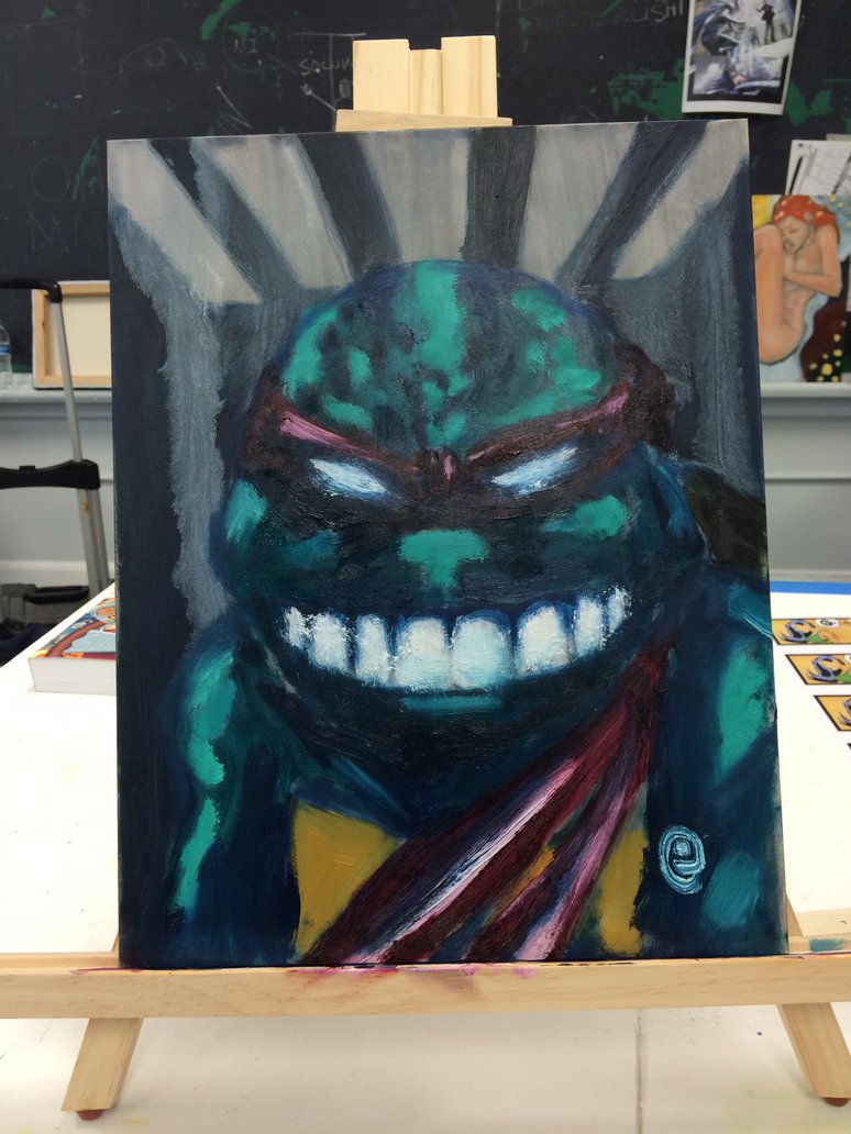 774x1032 Tmnt Oil Painting By Interstateninja - Tmnt Painting