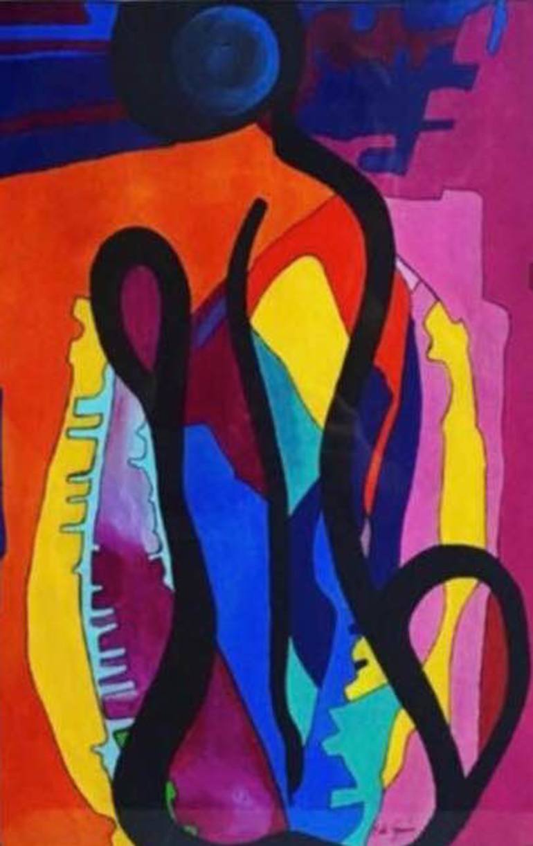 770x1222 Saatchi Art La Figura Painting By Coki Garcia - Tmt Painting