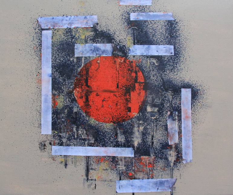 770x644 Saatchi Art Trapped Painting By Anastasia Shi - Tmt Painting