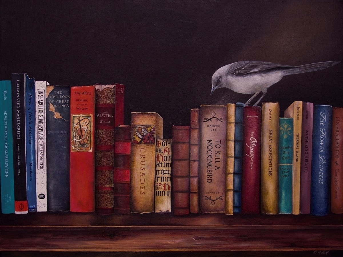 1200x900 Realist Oil Paintings To Kill A Mockingbird By Barbara Rudolph - To Kill A Mockingbird Painting