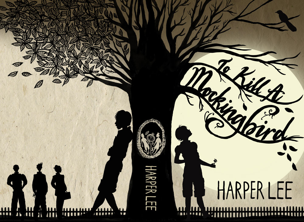 1000x729 The Art - To Kill A Mockingbird Painting