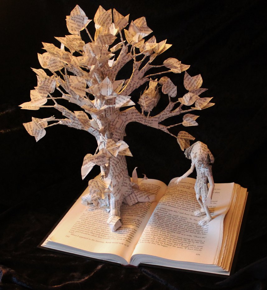 857x933 To Kill A Mockingbird Book Sculpture With Scout By Wetcanvas - To Kill A Mockingbird Painting