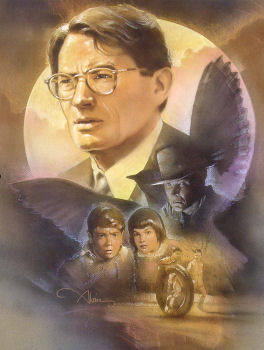 264x350 To Kill A Mockingbird Full Color Mixed Media - To Kill A Mockingbird Painting