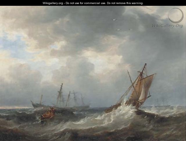 640x487 Going To The Rescue - To The Rescue Painting