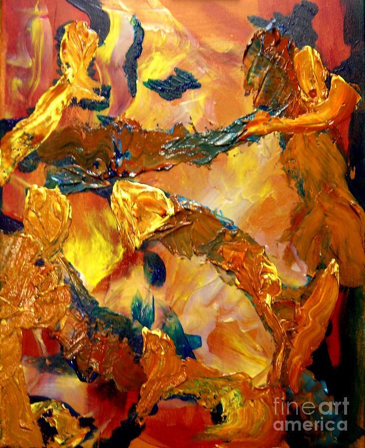 733x900 Tree Toil Painting By Karen L Christophersen - Toil Painting