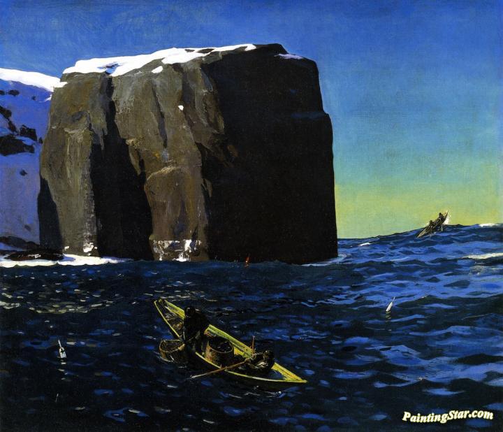 720x618 Toilers Of The Sea Artwork By Rockwell Kent Oil Painting Amp Art - Toilers Of The Sea Painting