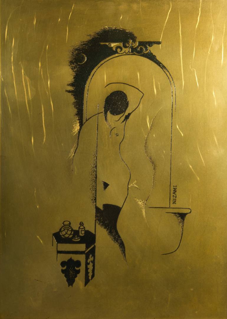 770x1082 Saatchi Art Toilet Painting By Zufar Nizami - Toilet Painting