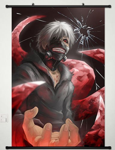 383x500 Home Decor Anime Tokyo Ghoul Wall Scroll Poster Fabric Painting - Tokyo Ghoul Painting