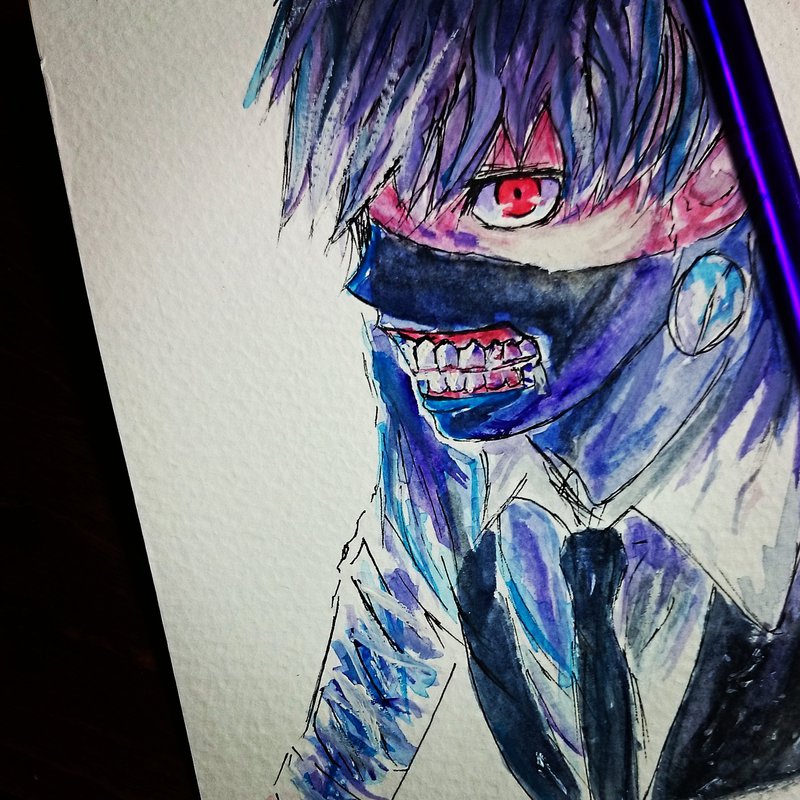 800x800 Kaneki - Tokyo Ghoul Painting