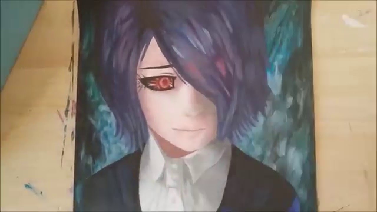 1280x720 Speed Painting - Tokyo Ghoul Painting
