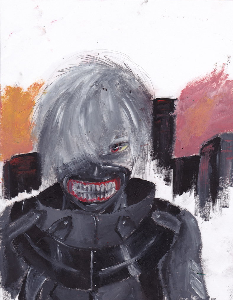 788x1014 Tokyo Ghoul Oil Painting By Alucard234564 - Tokyo Ghoul Painting