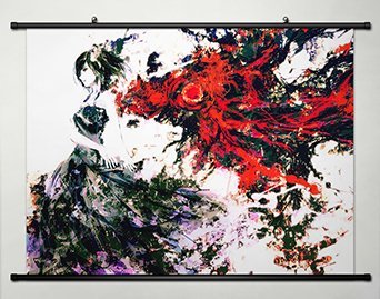 342x269 Wall Scroll Poster Fabric Painting For Anime Tokyo - Tokyo Ghoul Painting