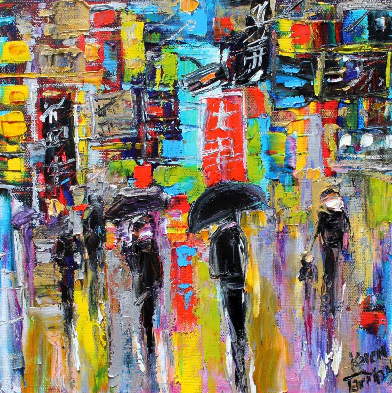 800x801 Palette Knife Painters, International Original Oil Painting Tokyo - Tokyo Painting