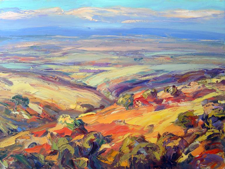 770x578 Saatchi Art From The Mountains Of Toledo Painting By Jose Moran - Toledo Painting