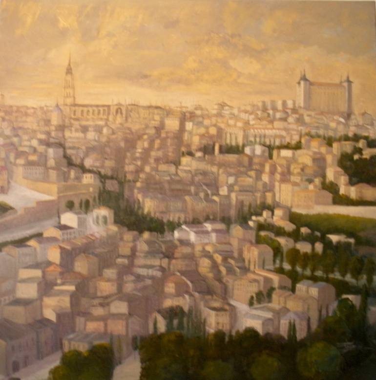 770x777 Saatchi Art Toledo Painting By Rosa Bermejo - Toledo Painting