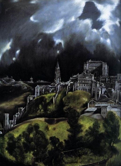 515x702 El Greco - Toledo Painting