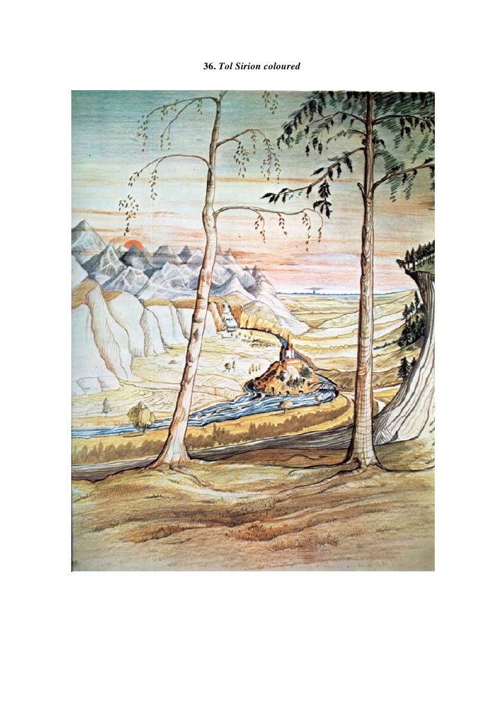 728x1030 Pictures By Jrr Tolkien - Tolkien Painting