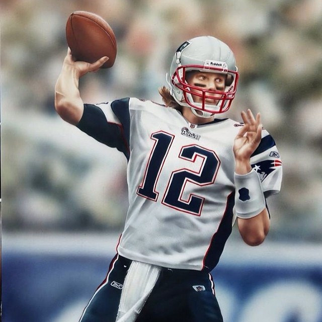 640x640 Tom Brady - Tom Brady Painting