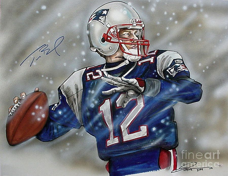 900x693 Tom Brady Painting - Tom Brady Painting