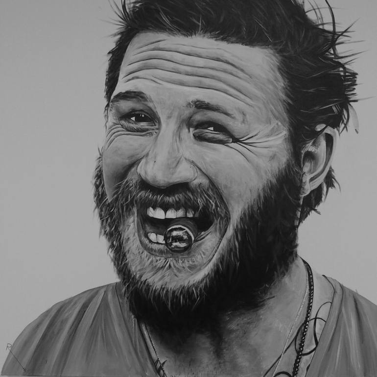 770x770 Saatchi Art Tom Hardy Painting By Ricardo Rodriguez - Tom Hardy Painting