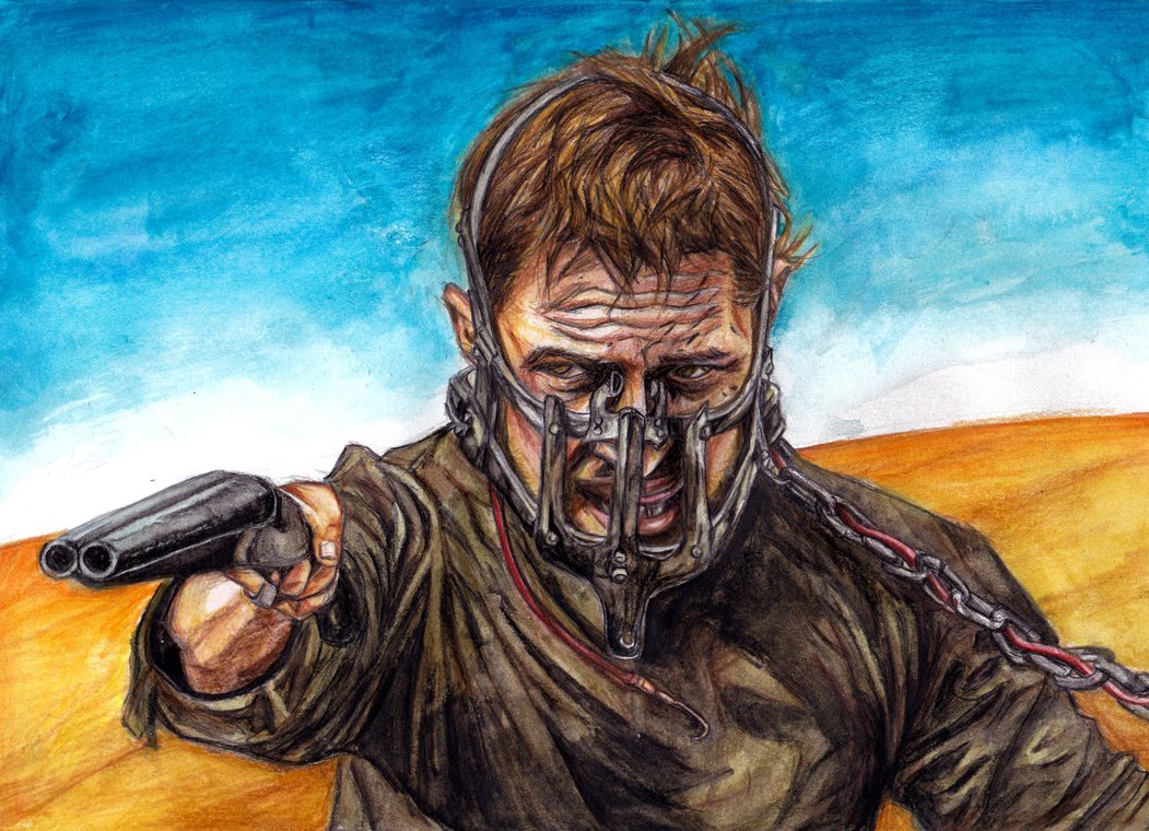 1051x760 Tom Hardy - Tom Hardy Painting