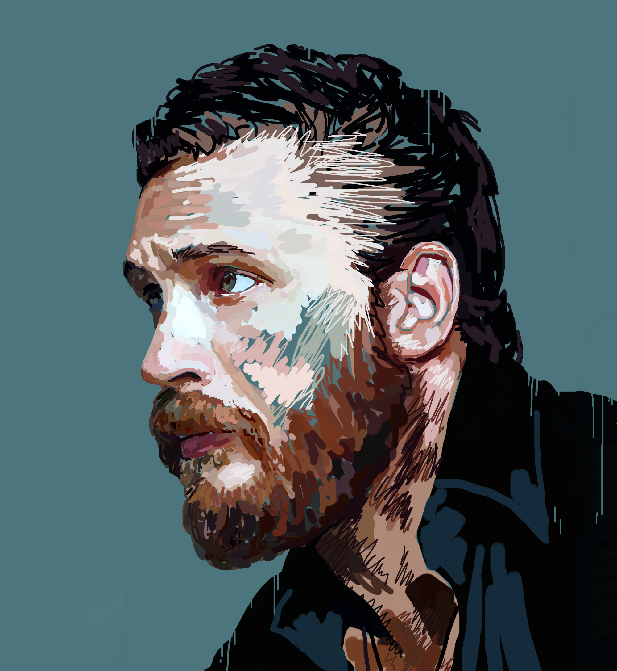 2000x2173 Tom Hardy By Polo88 - Tom Hardy Painting
