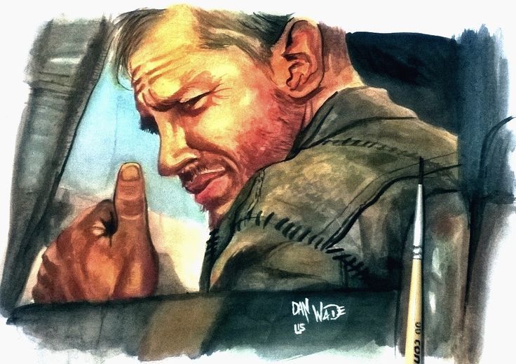 736x519 Tom Hardy Is - Tom Hardy Painting
