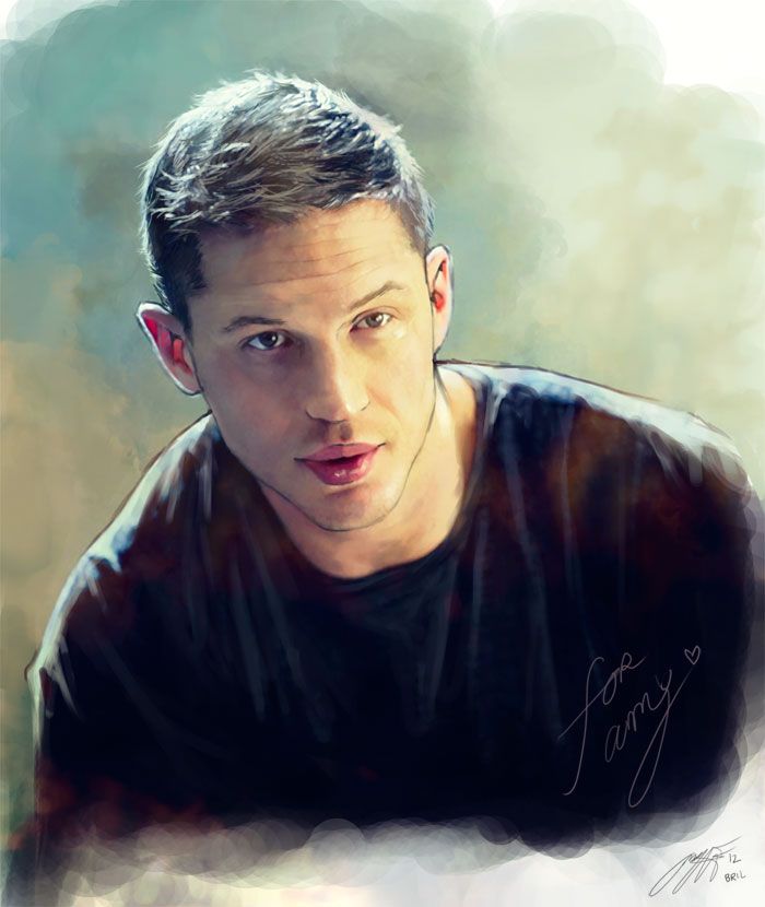 700x830 Reiner 55 (Reiner55braun) - Tom Hardy Painting