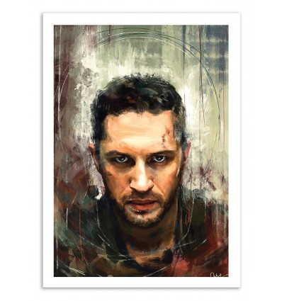 398x425 Illustration Art Poster, Frame, Print And Paint Of Tom Hardy Mad Max - Tom Hardy Painting