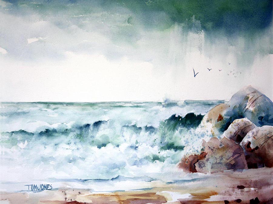 900x675 Tom Jones Offers Watercolor Demo - Tom Jones Painting