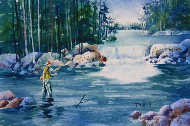 635x422 Watercolors By Artist Tom Jones - Tom Jones Painting