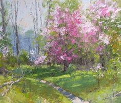 236x201 Pathway Up A Gentle Slope Michigan Artist Tom Artists I - Tom Nelson Painting