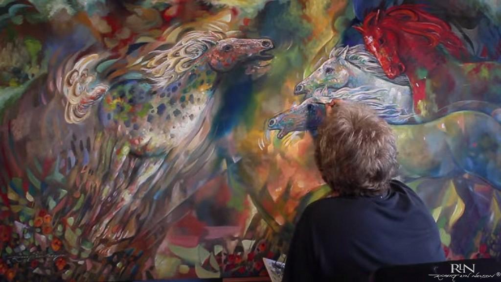 1024x576 Robert Lyn Nelson Rln American Contemporary Artist - Tom Nelson Painting