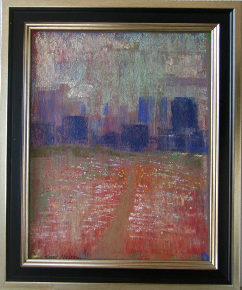 770x924 Saatchi Art Cityscape Painting By Tom Nelson - Tom Nelson Painting