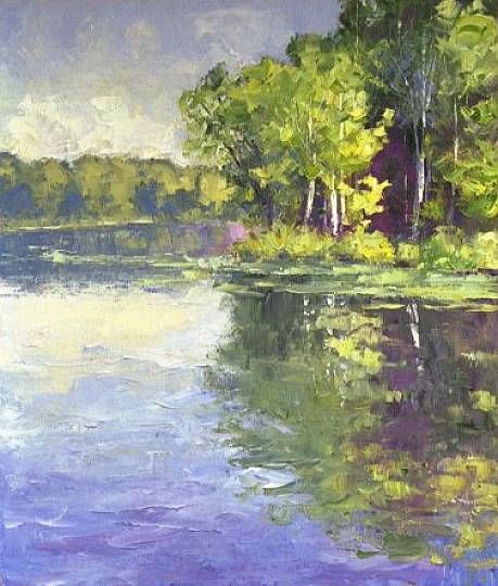 459x540 Trees - Tom Nelson Painting