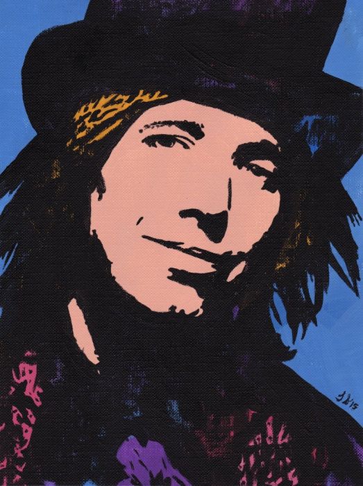 523x700 Tom Petty Pop Art Painting - Tom Petty Painting