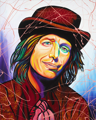 320x400 Tom Petty - Tom Petty Painting