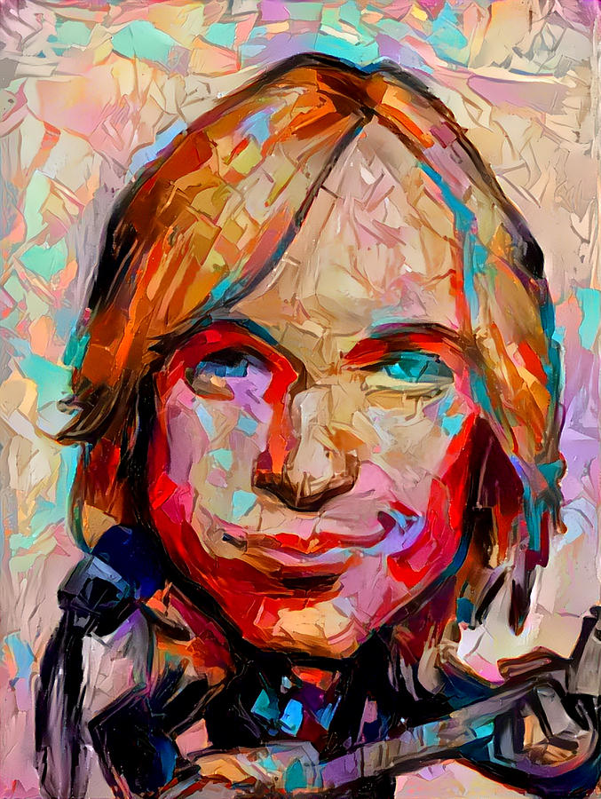 677x900 Tom Petty Painting By Paul Van Scott - Tom Petty Painting