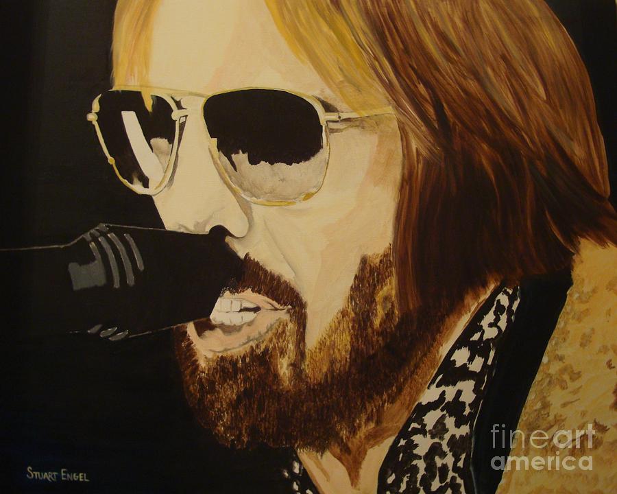 900x720 Tom Petty Painting By Stuart Engel - Tom Petty Painting