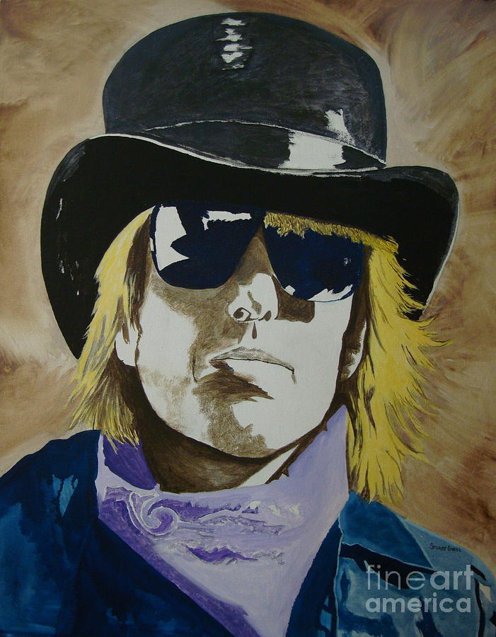 701x900 American Guy Painting By Stuart Engel - Tom Petty Painting