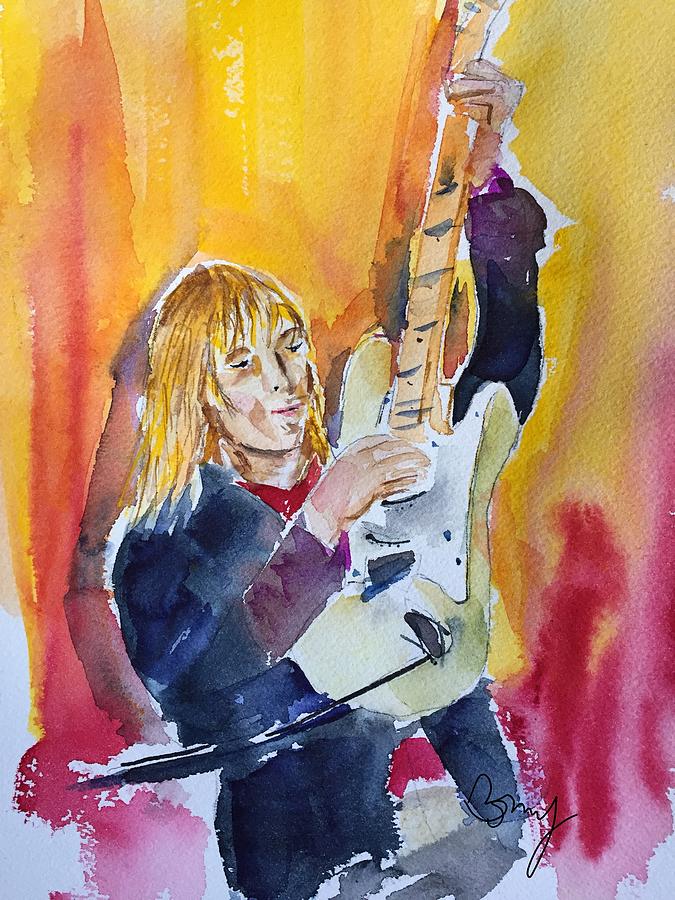 675x900 Young Tom Petty Painting By Bonny Butler - Tom Petty Painting