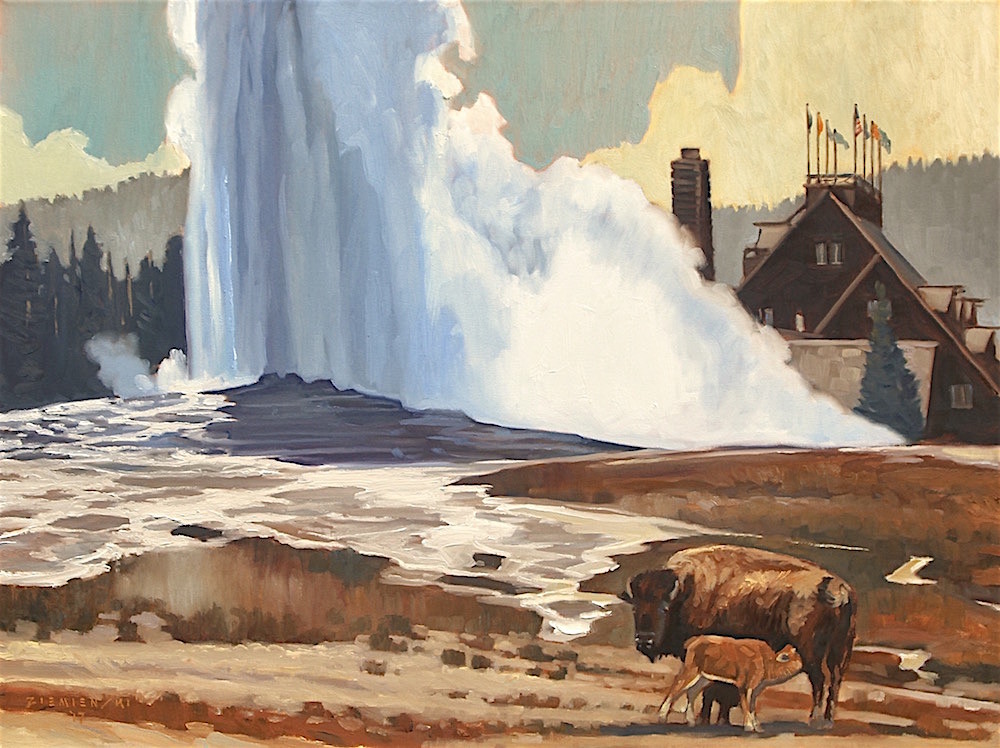 1000x748 Dennis Ziemienski, The Power Of Mother Earth Group Exhibition - Tom Power Painting