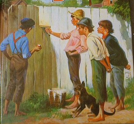 435x402 Master Salesman And Sawyer Tom Hayes' Blog - Tom Sawyer Painting