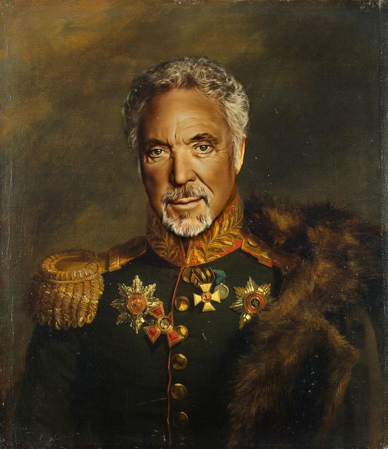550x636 Sir Tom Jones Obe Art Print Prints And Paintings Toms - Tom Selleck Painting