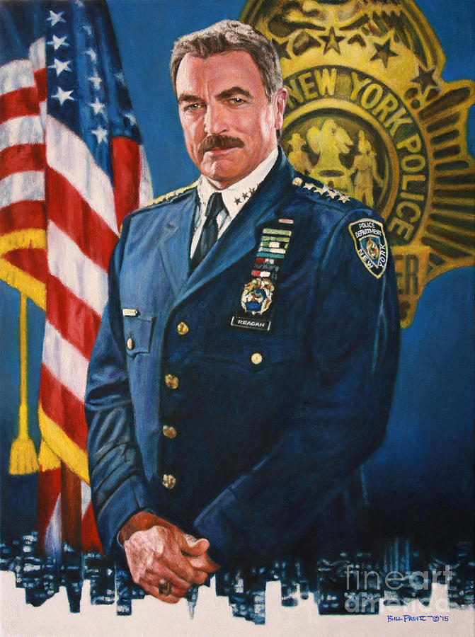 671x900 Tom Selleck - Tom Selleck Painting