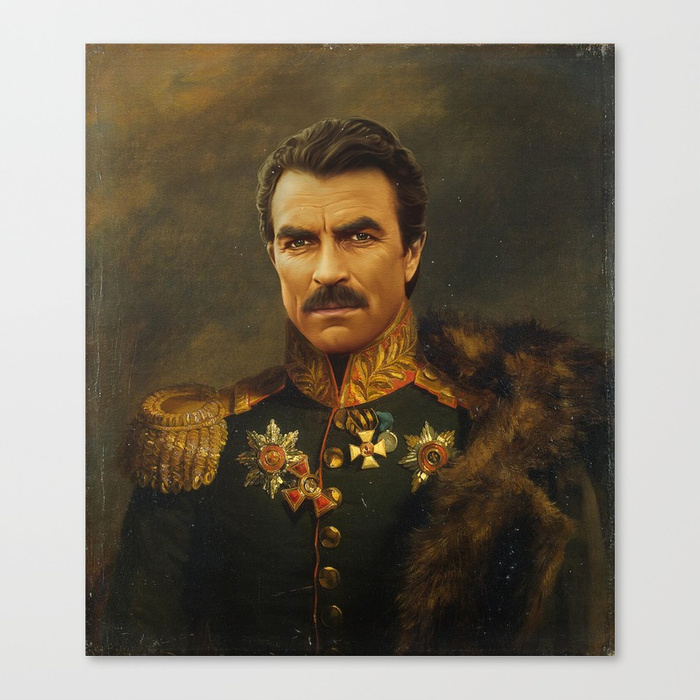 700x700 Tom Selleck - Tom Selleck Painting
