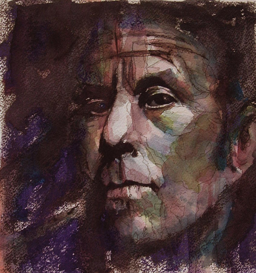 846x900 Tom Waits Art Painting By Paul Lovering - Tom Waits Painting